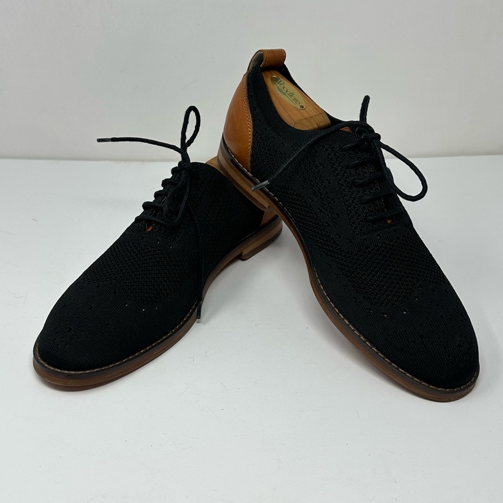 Moretti Gold Label Ashland II Mens Sz 10 D Black Stitchlite Oxford W0